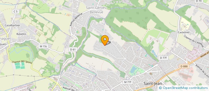 localisation de l'entreprise PROGELEC à SAINT-JEAN