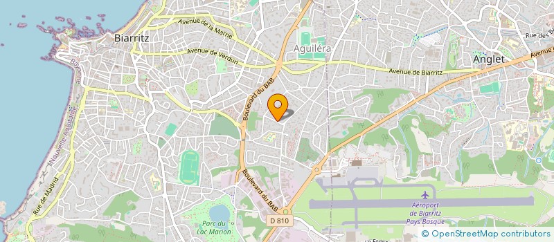 localisation de l'entreprise PROGEMA  BIARRITZ