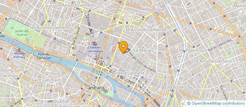 localisation de l'entreprise PROGENORD à PARIS