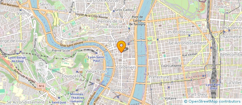 localisation de l'entreprise PROGEO à LYON