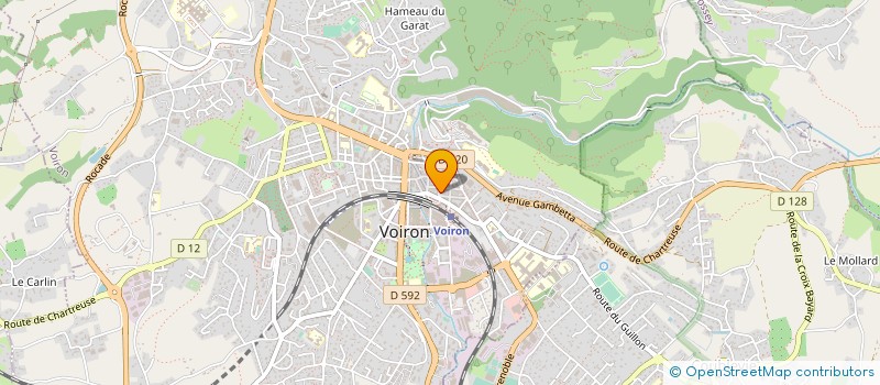 localisation de l'entreprise PROGERIM à VOIRON