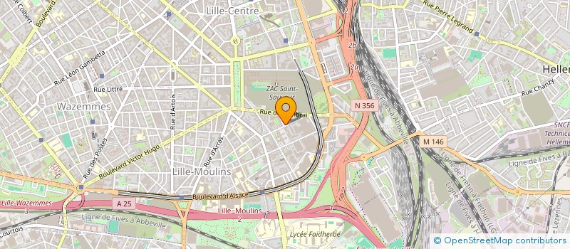 localisation de l'entreprise PROGERIX  LILLE