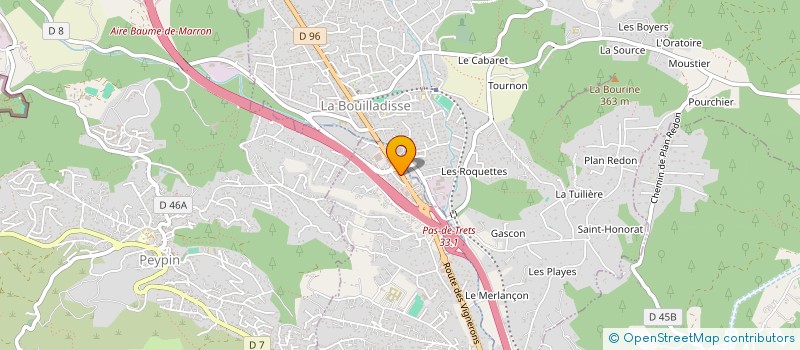 localisation de l'entreprise PROGEST  LA DESTROUSSE