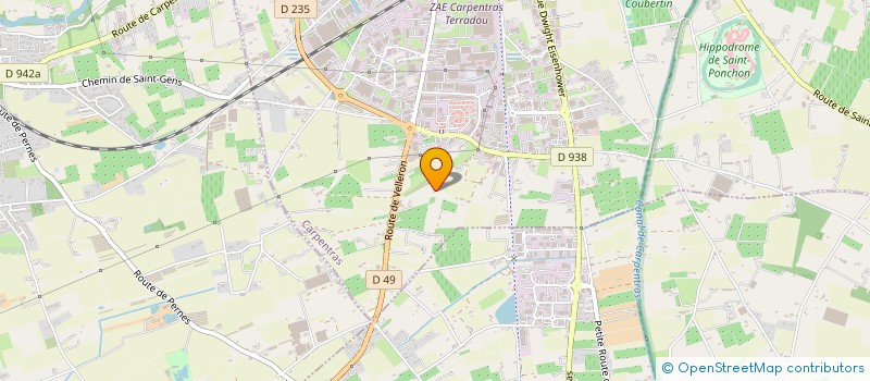 localisation de l'entreprise PROGEST à CARPENTRAS