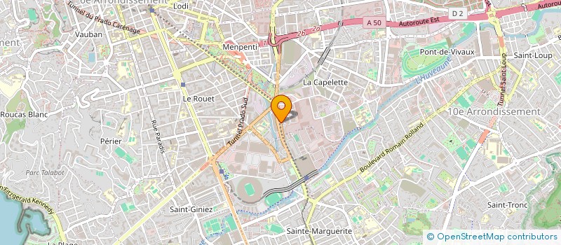 localisation de l'entreprise PROGESTART à MARSEILLE