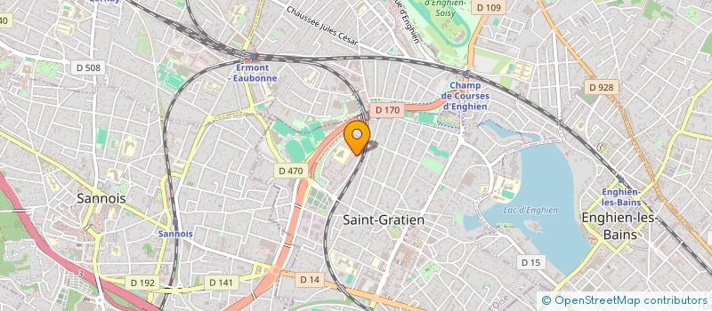 localisation de l'entreprise PROGESTION  SAINT-GRATIEN