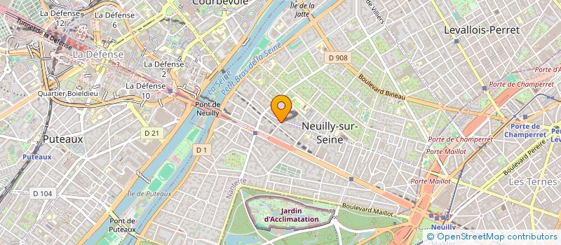 localisation de l'entreprise PROGETTI CASA à LEVALLOIS PERRET