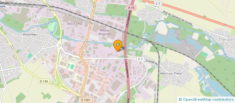 localisation de l'entreprise PROGIAL  BEAUVAIS