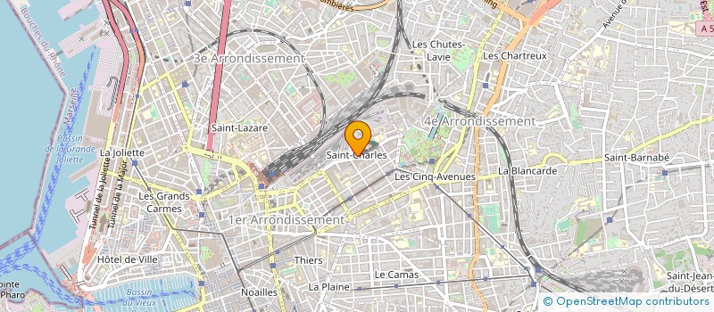 localisation de l'entreprise PROGIBAT à MARSEILLE