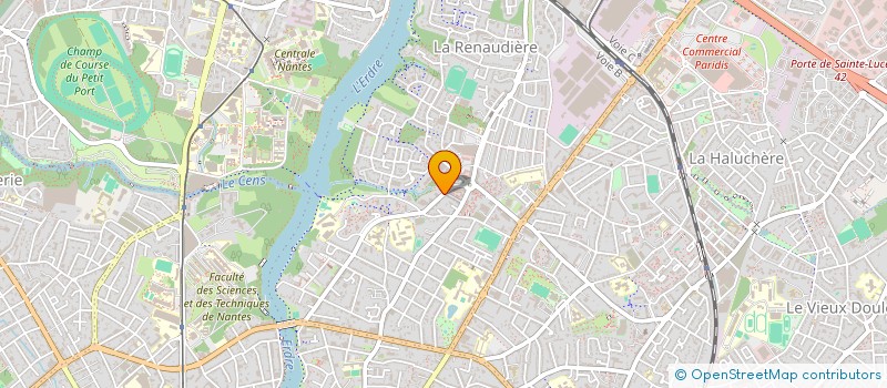 localisation de l'entreprise PROGIFORM à NANTES