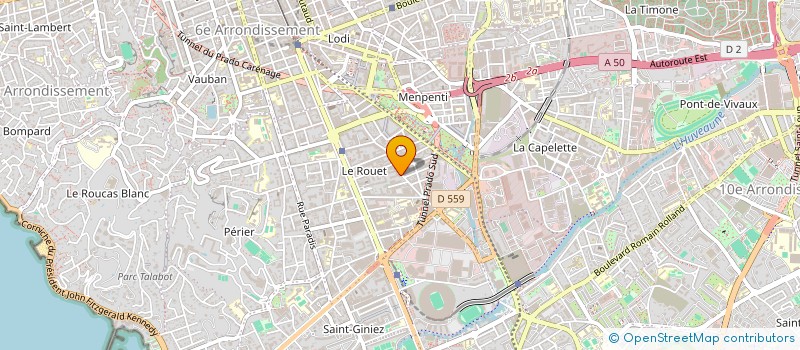 localisation de l'entreprise PROGIFRA à MARSEILLE