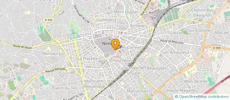 localisation de l'entreprise PROGILON à NIMES