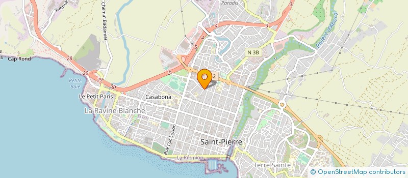 localisation de l'entreprise PROGIMAT à SAINT-PIERRE