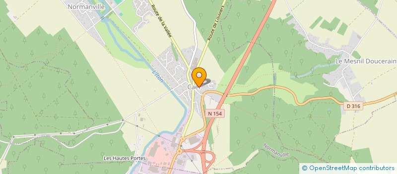 localisation de l'entreprise PROGIMAX à NORMANVILLE