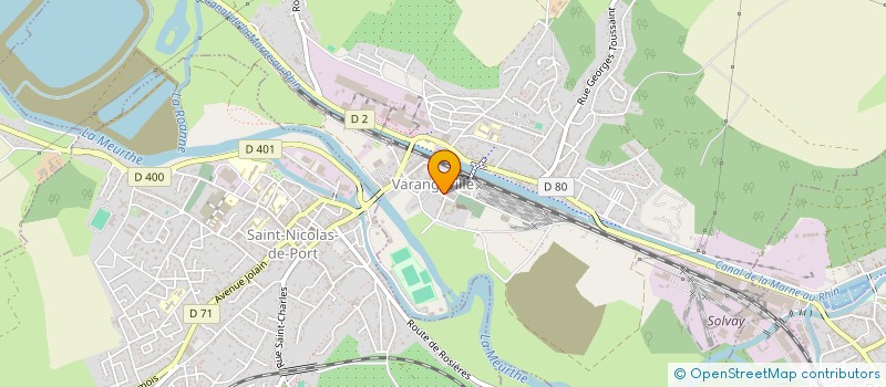 localisation de l'entreprise PROGIMMO  VARANGEVILLE