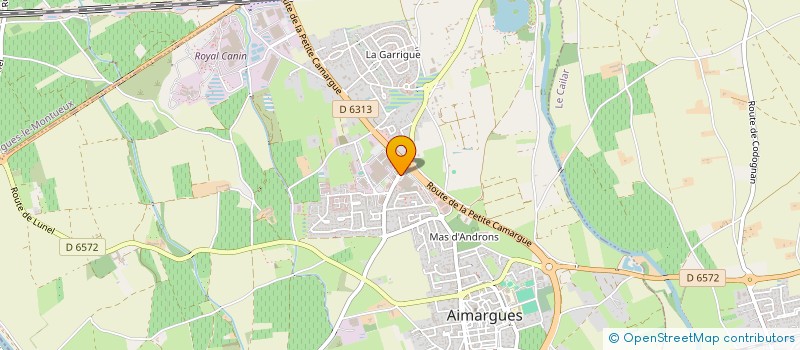 localisation de l'entreprise PROGIMMO  AIMARGUES