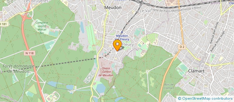localisation de l'entreprise PROGIPRO à MEUDON