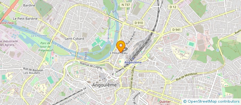 localisation de l'entreprise PROGISEIZE à ANGOULEME