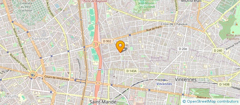 localisation de l'entreprise PROGISTIK à MONTREUIL