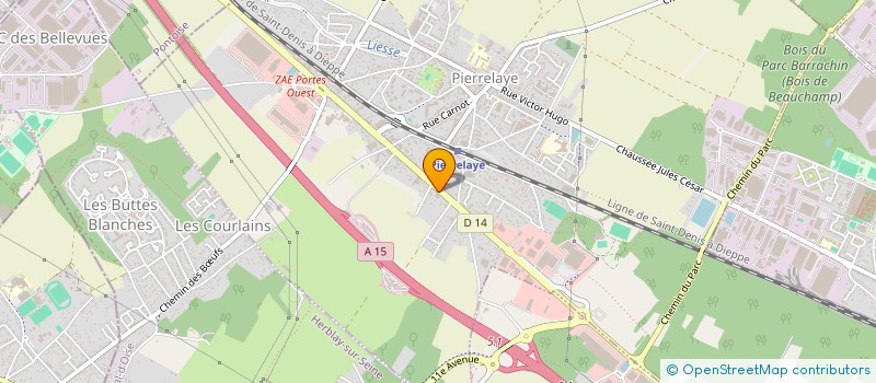 localisation de l'entreprise PROGNON S.A.S à PIERRELAYE