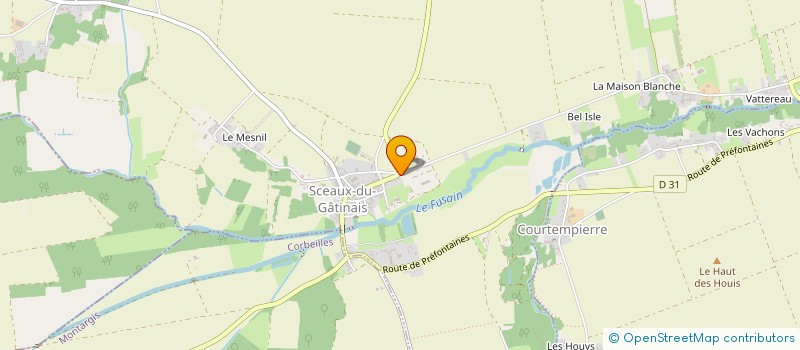 localisation de l'entreprise PROGOM TECHNOLOGIE à SCEAUX-DU-GATINAIS
