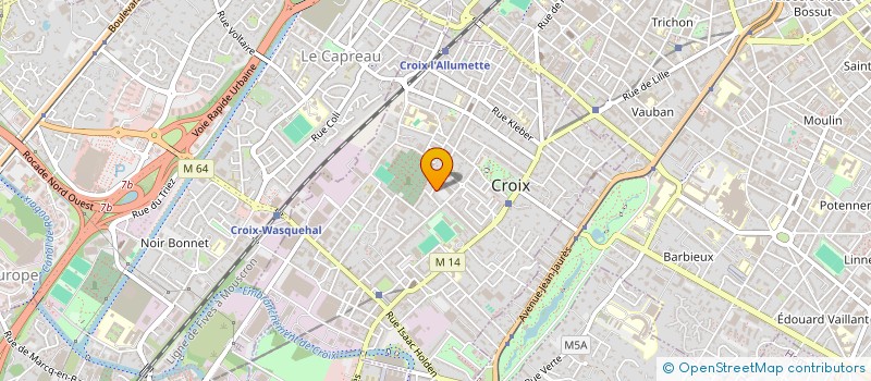localisation de l'entreprise PROGONE à CROIX