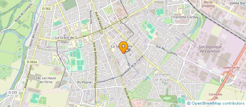 localisation de l'entreprise PROGR'EST à CAEN