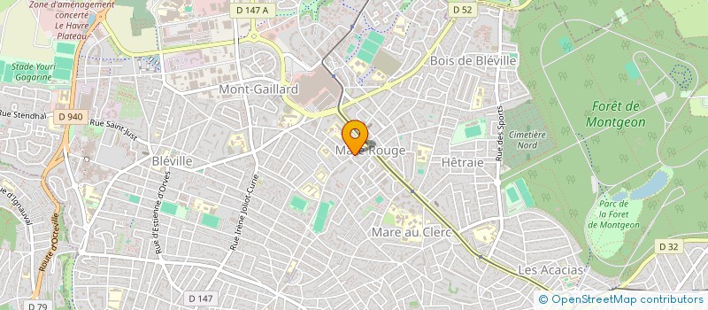 localisation de l'entreprise PROGR REGIE OUVERTE FORMA & INSER LOCALE à LE HAVRE