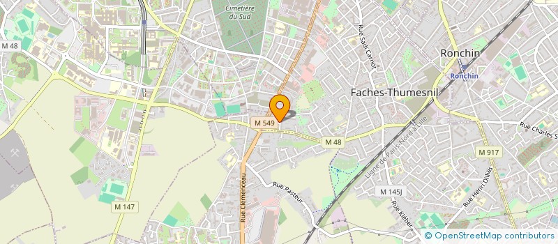 localisation de l'entreprise PROGRADE CONSULTING  FACHES-THUMESNIL