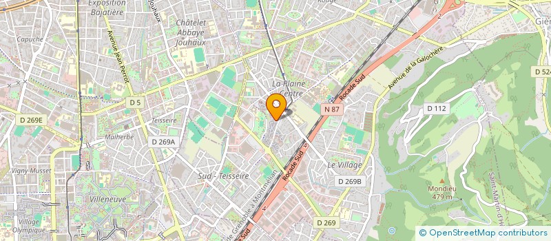 localisation de l'entreprise PROGRAM  SAINT MARTIN D'HERES