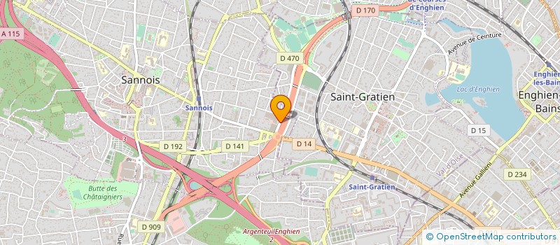 localisation de l'entreprise PROGRAM SA à SANNOIS