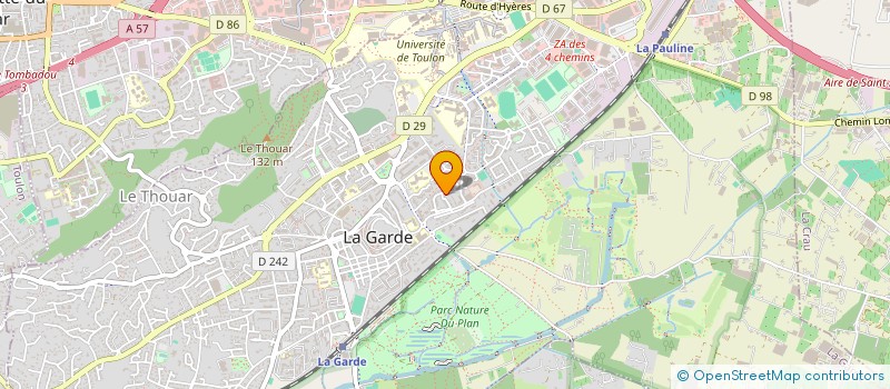 localisation de l'entreprise PROGRAMMATION EVENEMENTIELLE PROFESSIONNELLE ET INDIVIDUELLE POUR TOUS AGE (PEPITA) à LA GARDE