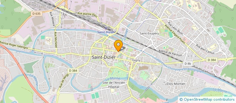 localisation de l'entreprise PROGRAMMATION LOGISTIQUE UNIVERSEL SERVI à SAINT-DIZIER