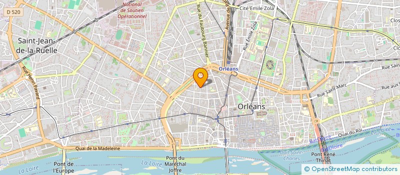 localisation de l'entreprise PROGRAMME ACCOMPAGNEMENT DE RETOUR VERS L'EMPLOI à ORLEANS