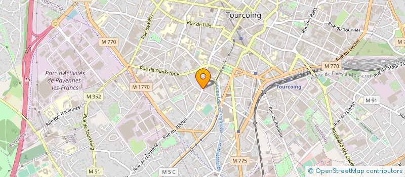 localisation de l'entreprise PROGRAMME EDUCATION EVALUATION PHYSIQUE SANTE OBESITE à TOURCOING