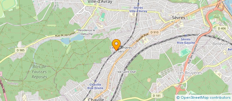 localisation de l'entreprise PROGRAMME OBJECTIF PROJET à CHAVILLE