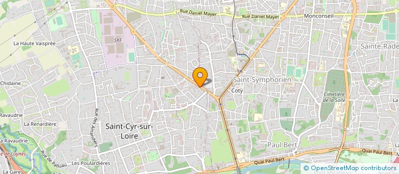 localisation de l'entreprise PROGRAPHIK  SAINT-CYR-SUR-LOIRE