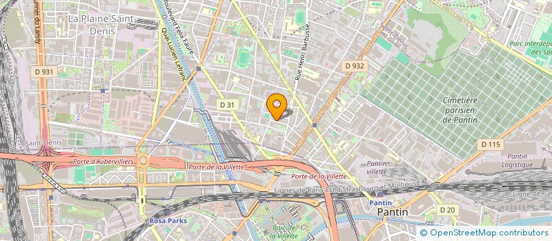 localisation de l'entreprise PROGRES à AUBERVILLIERS