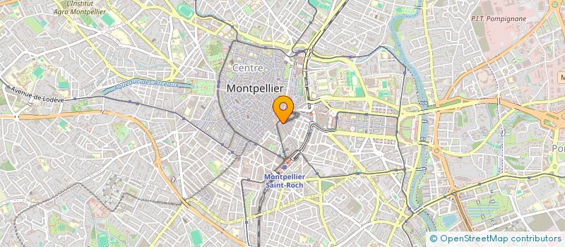 localisation de l'entreprise PROGRES AGRICOLE ET VITICOLE à MONTPELLIER