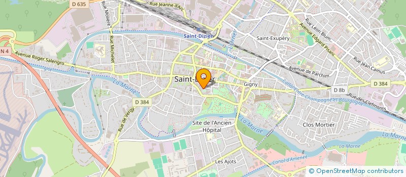 localisation de l'entreprise PROGRES ET COMPAGNIE à SAINT-DIZIER