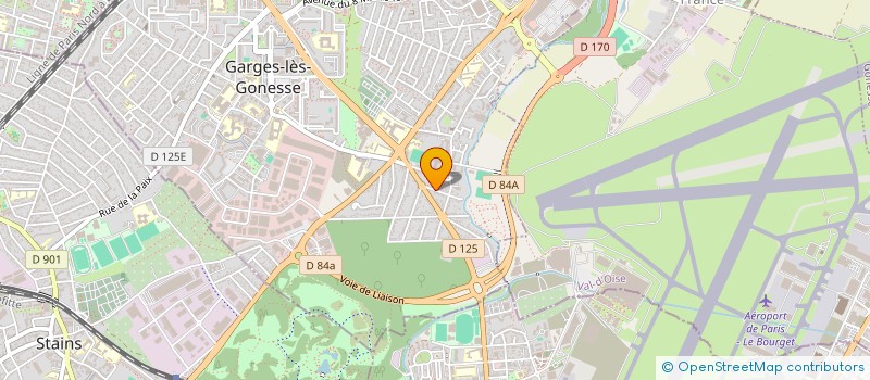 localisation de l'entreprise PROGRES IMMOBILIER à GARGES-LES-GONESSE