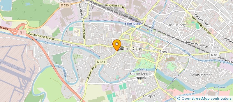 localisation de l'entreprise PROGRES SERVICES à SAINT-DIZIER