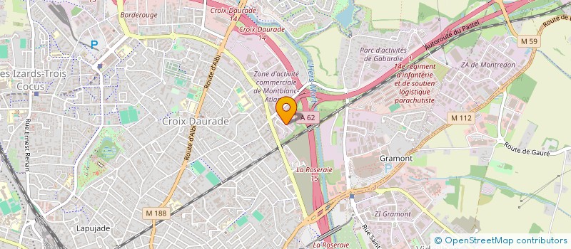 localisation de l'entreprise PROGRES TRANSIT  TOULOUSE