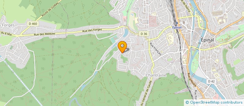 localisation de l'entreprise PROGRESS  CHANTRAINE