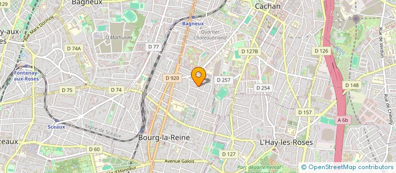 localisation de l'entreprise PROGRESS  CACHAN