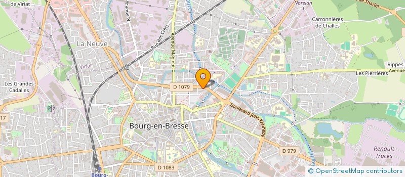 localisation de l'entreprise PROGRESS'AIN à BOURG-EN-BRESSE