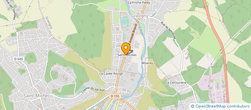 localisation de l'entreprise PROGRESS ALU à GRAVIGNY