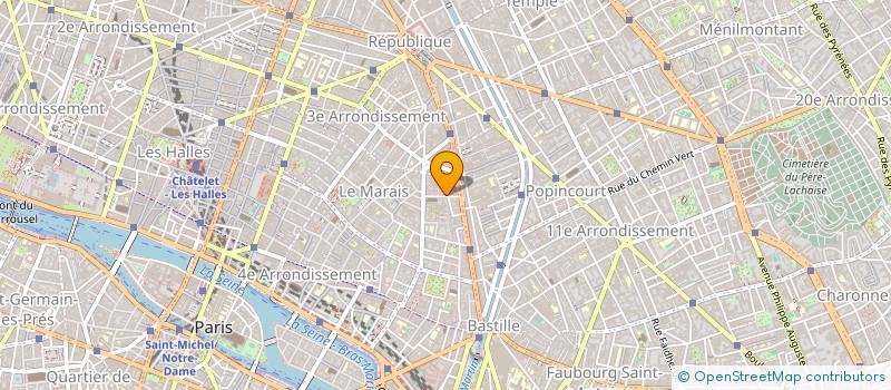 localisation de l'entreprise PROGRESS COM  PARIS