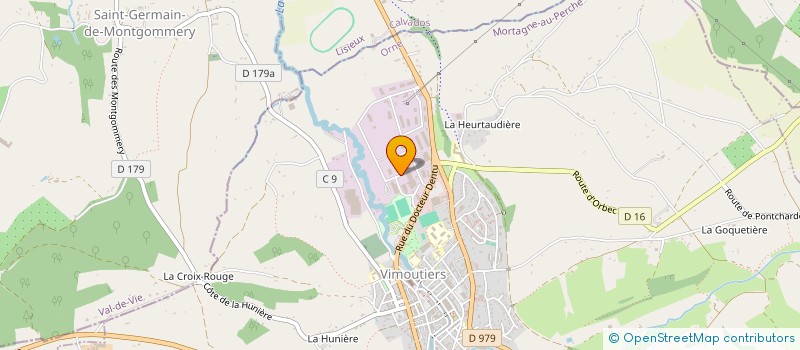 localisation de l'entreprise PROGRESS EMBALLAGES SERVICES à VIMOUTIERS