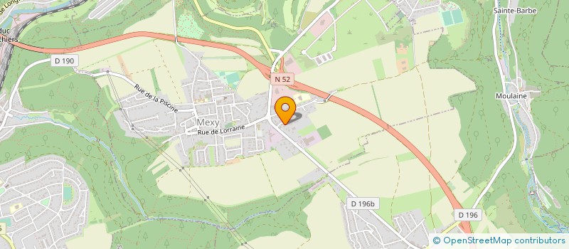 localisation de l'entreprise PROGRESS FERMETURE  MEXY